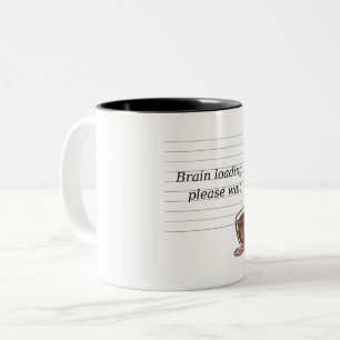 De Café Em Dois Tons Caneca Caffeine & Chaos