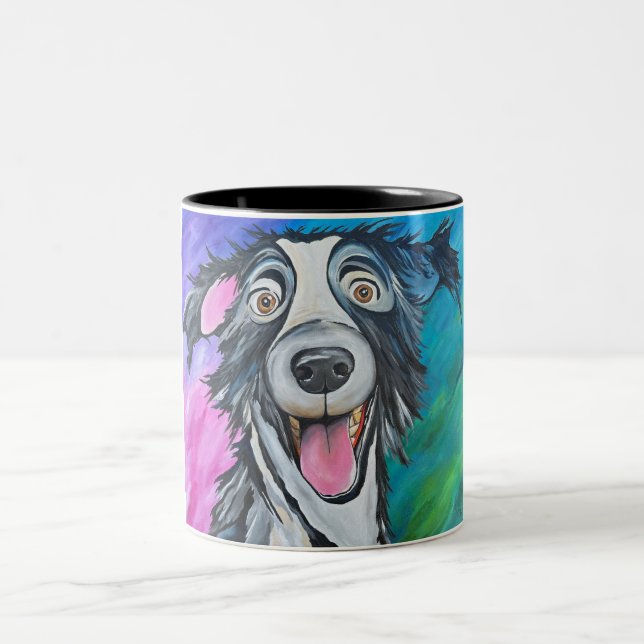 DE CAFÉ EM DOIS TONS CANECA CÃO FELIZ (Centro)