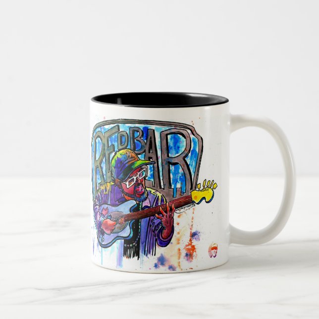 De Café Em Dois Tons Caneca Capa Cousins da Redbar (Direita)