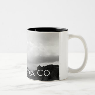 De Café Em Dois Tons Caneca cénico