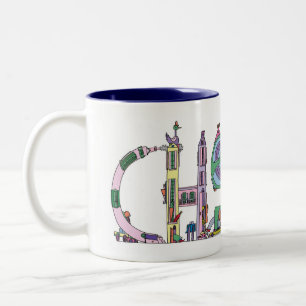 De Café Em Dois Tons Caneca   CHARLESTON, SC (CHS)