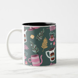 De Café Em Dois Tons Caneca Clássica