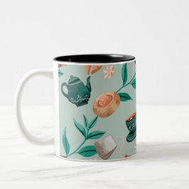 De Café Em Dois Tons Caneca Clássica