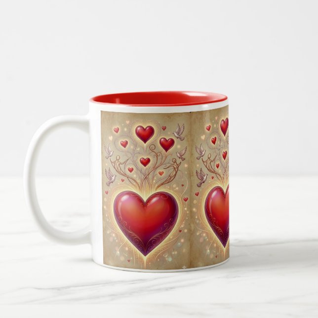 De Café Em Dois Tons Caneca Clássica, 325 ml (Esquerda)