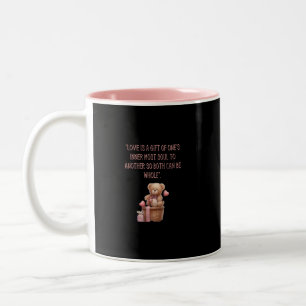 De Café Em Dois Tons Caneca Clássica, 330 ml