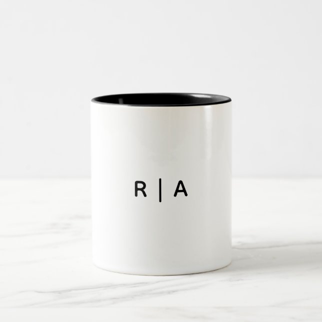 De Café Em Dois Tons Caneca Clássica, 330 ml (Centro)