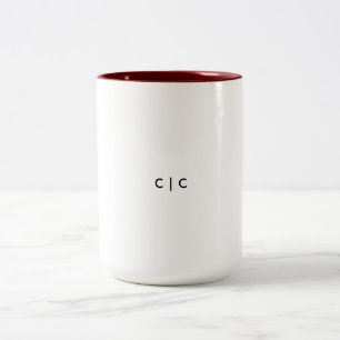 De Café Em Dois Tons Caneca Clássica, 450 ml