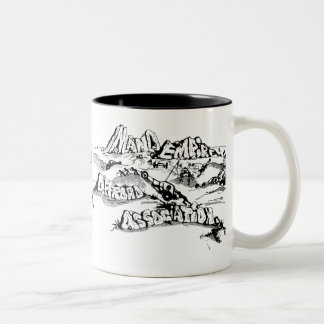 De Café Em Dois Tons Caneca clássica do logotipo