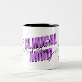 De Café Em Dois Tons Caneca Clínica Personalizada Mind Doctor | Nome Pe