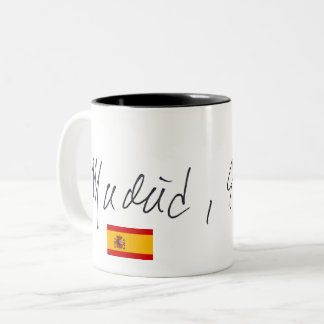 De Café Em Dois Tons Caneca Colecionável Madrid