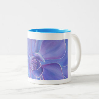 De Café Em Dois Tons Caneca com Desenho Floral