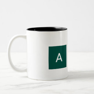 De Café Em Dois Tons caneca com imagem e texto