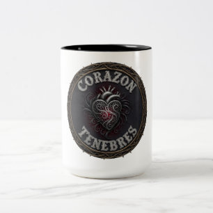 De Café Em Dois Tons Caneca com Logotipo da Corazon Tenbres