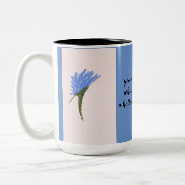 De Café Em Dois Tons caneca com sede (Esquerda)