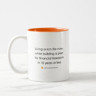 De Café Em Dois Tons Caneca com Slogan Radical para Canhotos