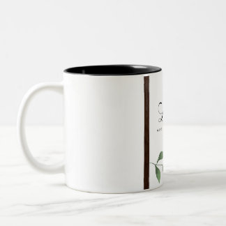De Café Em Dois Tons caneca com versículo