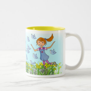 De Café Em Dois Tons Caneca conhecida feita sob encomenda do