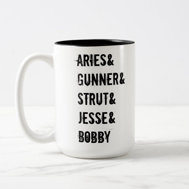 De Café Em Dois Tons Caneca conhecida mortal bonito (Esquerda)