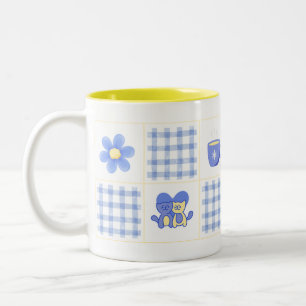 De Café Em Dois Tons Caneca Coquette Estética