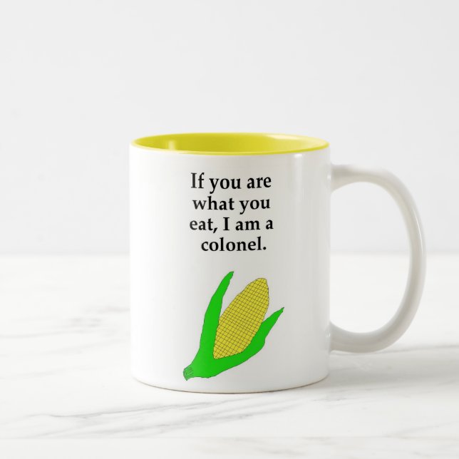 De Café Em Dois Tons caneca coronel (Direita)