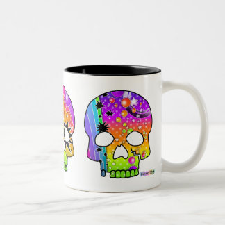 De Café Em Dois Tons Caneca - CRÂNIOS do POP ART