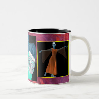 De Café Em Dois Tons Caneca criativa da dança