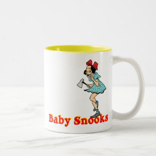 De Café Em Dois Tons Caneca customizável das senucas do bebê