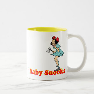De Café Em Dois Tons Caneca customizável das senucas do bebê