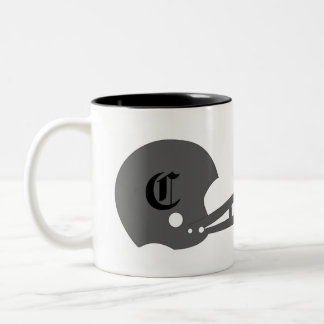De Café Em Dois Tons Caneca customizável do futebol da fantasia