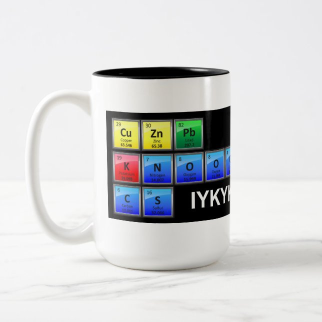 De Café Em Dois Tons Caneca CuZnPb (Esquerda)