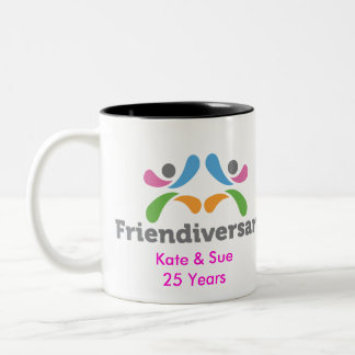 De Café Em Dois Tons Caneca da amizade