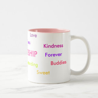 DE CAFÉ EM DOIS TONS CANECA DA AMIZADE