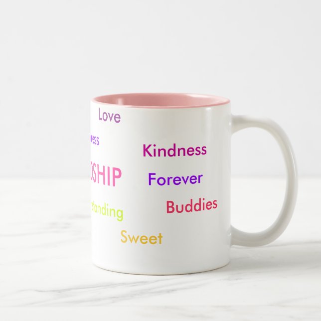 DE CAFÉ EM DOIS TONS CANECA DA AMIZADE (Direita)