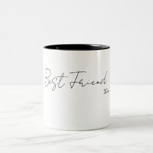 De Café Em Dois Tons Caneca da Amizade – Melhor Amigo