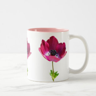 De Café Em Dois Tons Caneca da anêmona