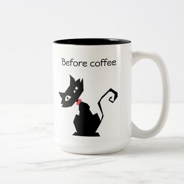 De Café Em Dois Tons Caneca da aranha (Direita)