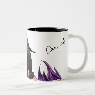 De Café Em Dois Tons Caneca da assinatura da PÁ (preto)