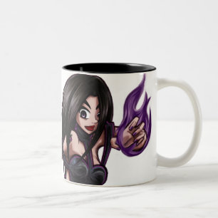 De Café Em Dois Tons Caneca da assinatura da PÁ (preto)