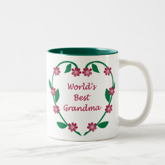 De Café Em Dois Tons Caneca da avó do mundo a melhor