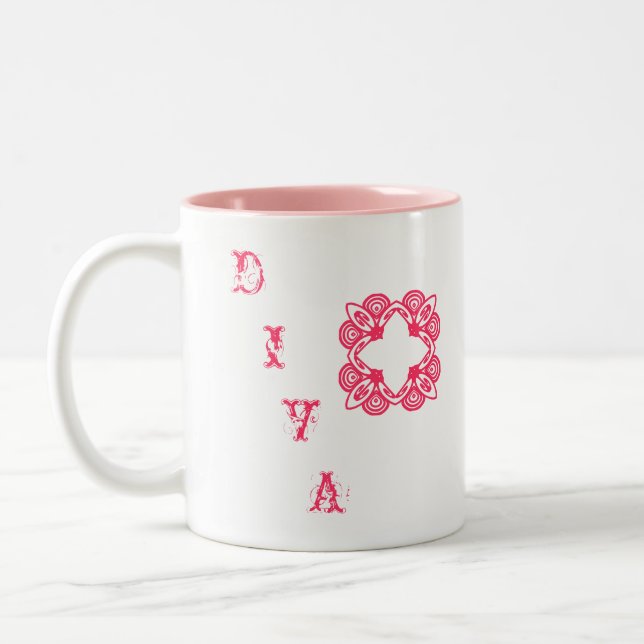 De Café Em Dois Tons Caneca da bebida da diva (Esquerda)