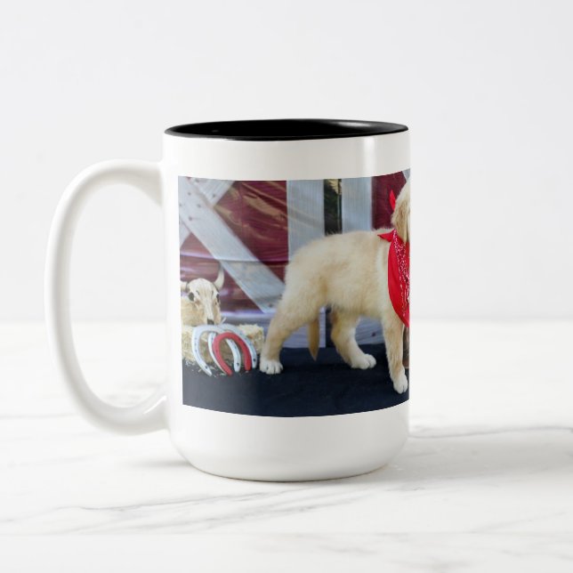 De Café Em Dois Tons Caneca da benevolência do vaqueiro (Esquerda)