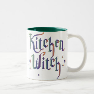 De Café Em Dois Tons Caneca da bruxa da cozinha