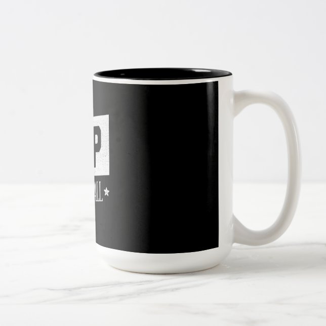 De Café Em Dois Tons Caneca da câmara municipal (Direita)