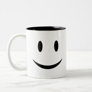 De Café Em Dois Tons Caneca da cara