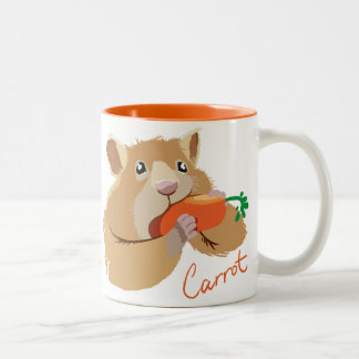 De Café Em Dois Tons Caneca da cenoura