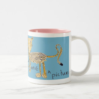 De Café Em Dois Tons Caneca da chita