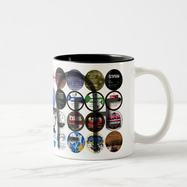 De Café Em Dois Tons Caneca da cidade da espátula 20a (Direita)