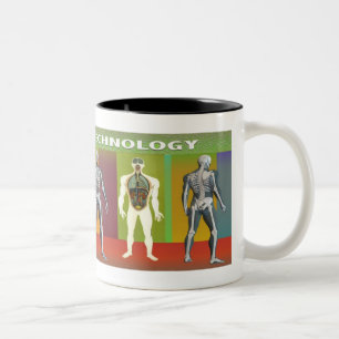 DE CAFÉ EM DOIS TONS CANECA DA CIÊNCIA APLICADA DA TECNOLOGIA DA