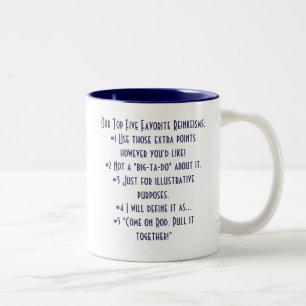 De Café Em Dois Tons Caneca da classe revisada