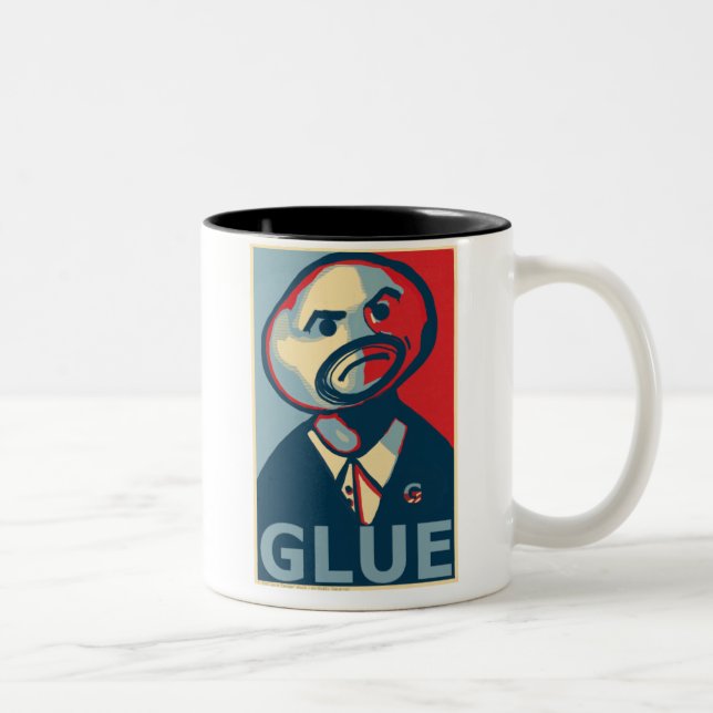 De Café Em Dois Tons Caneca da colagem (Direita)